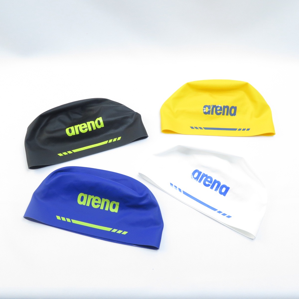 ARENA SWIM 競賽用 矽膠泳帽 軟性3D泳帽 貼合 ARN9400- 兩色【iSport愛運動】