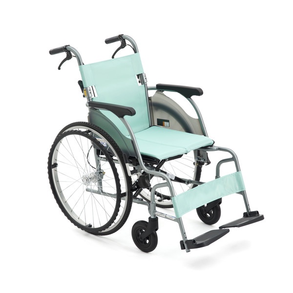 【順康】三大均機械式輪椅-日本MIKI 鋁合金輪椅CRT-1超輕系列(大輪)