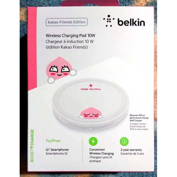 Belkin 貝爾金 KAKAO無線充電盤10W