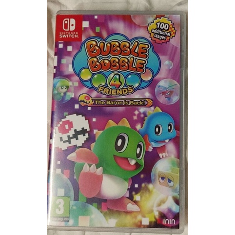 泡泡龍4 夥伴 伙伴 骷髏阿怪的反擊 BUBBLE BOBBLE 4 任天堂 SWITCH NS