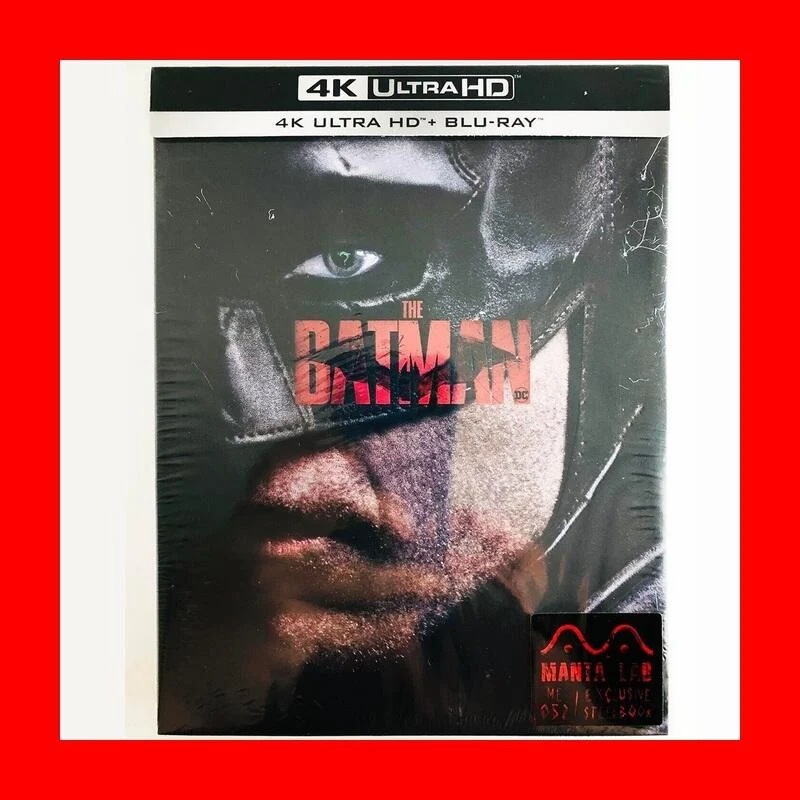 【4K UHD】蝙蝠俠(2022)4K UHD+BD：3碟全紙盒限量鐵盒版(台灣繁中字幕) Batman
