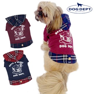 【你和我的狗】 日本DOG DEPT 拼色連帽 寵物背心 寵物衣服 【現貨】 狗狗衣服 小狗衣服 中型犬衣服 臘腸狗衣服