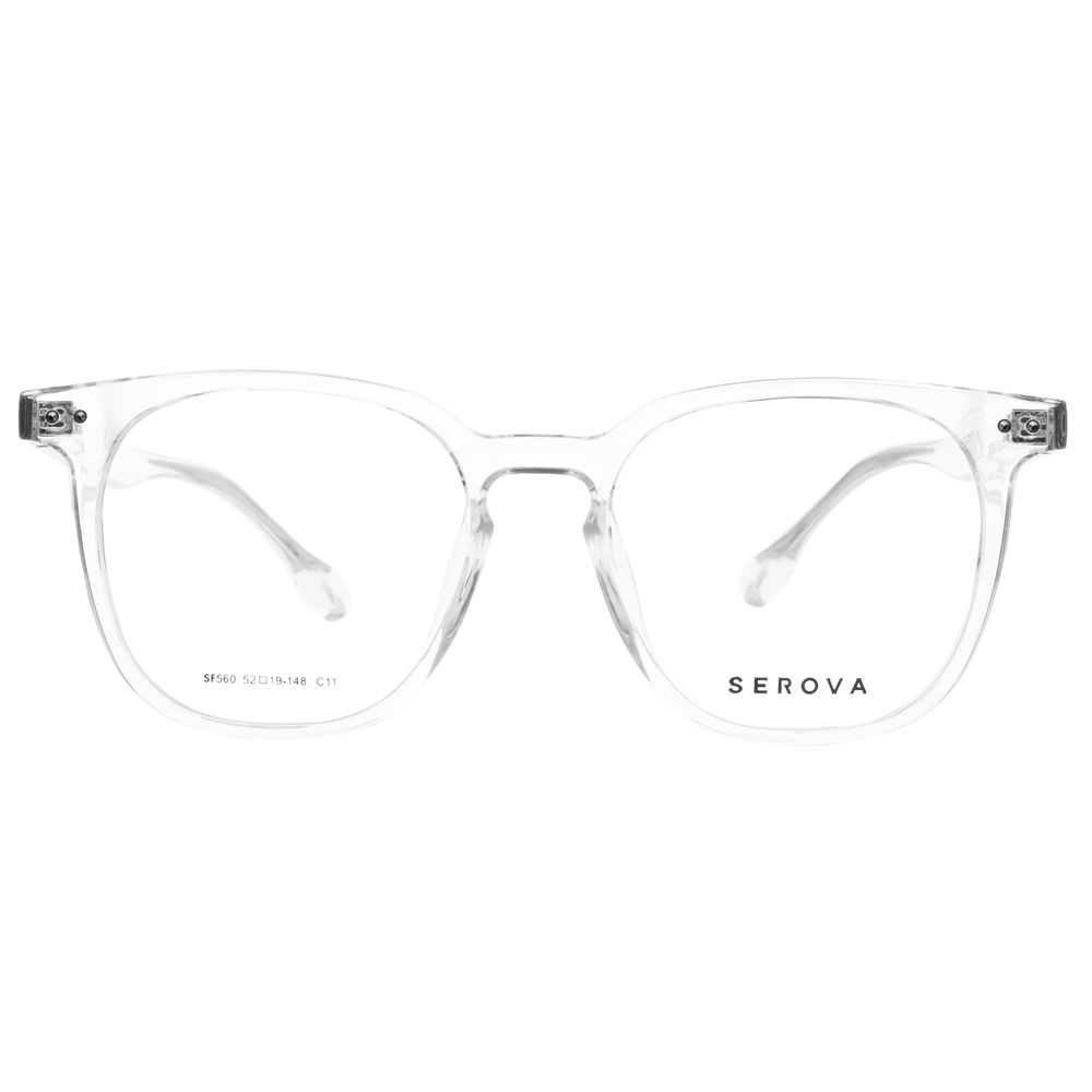 SEROVA 光學眼鏡 SF560 C11 經典黑框款 華晨宇同款 眼鏡框 - 金橘眼鏡