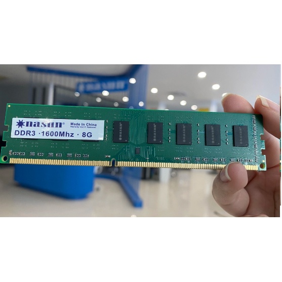 台式 Ram DDr3 - 8gb 總線 1600 Nasun 全笏