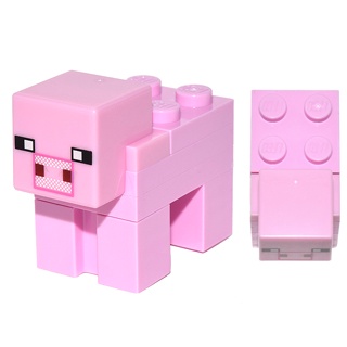 玩樂趣 LEGO樂高 創世神 21128 Pig 二手商品  minepig03