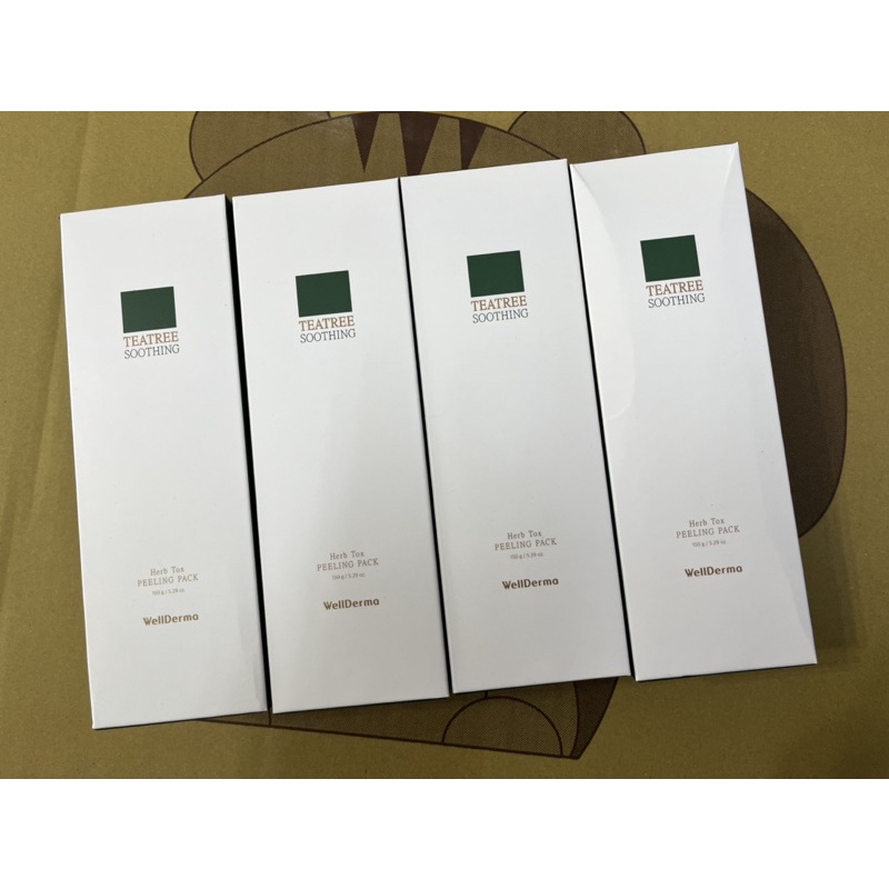 全新 韓國 WellDerma 夢蝸 茶樹草本去角質泥膜 藻針面膜 藻針 面膜 清潔 (150g) 代購購入 分售