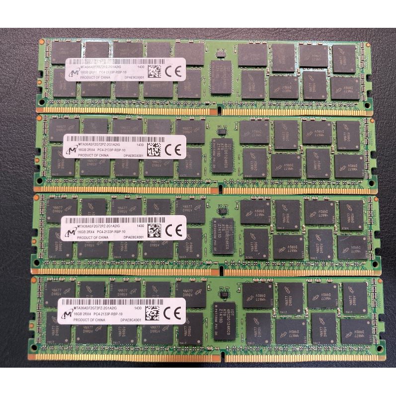 16G DDR4 ECC DIMM 記憶體 二手 2133 2400 支援xeon 伺服器與 x99 主板