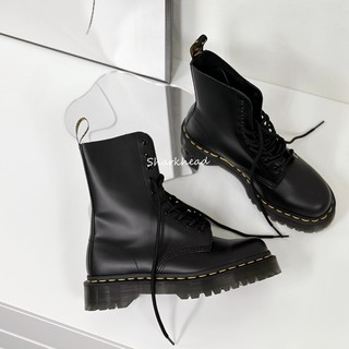 【Sharkhead】現貨 Dr Martens 1460 Bex 8孔 厚底 增高 霧面 黑底 全黑 高筒 馬汀 皮革