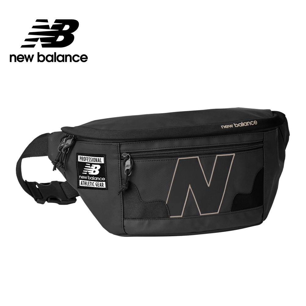 【New Balance】 NB 品牌多層腰包/側背包_中性_黑色_LAB21014BKK