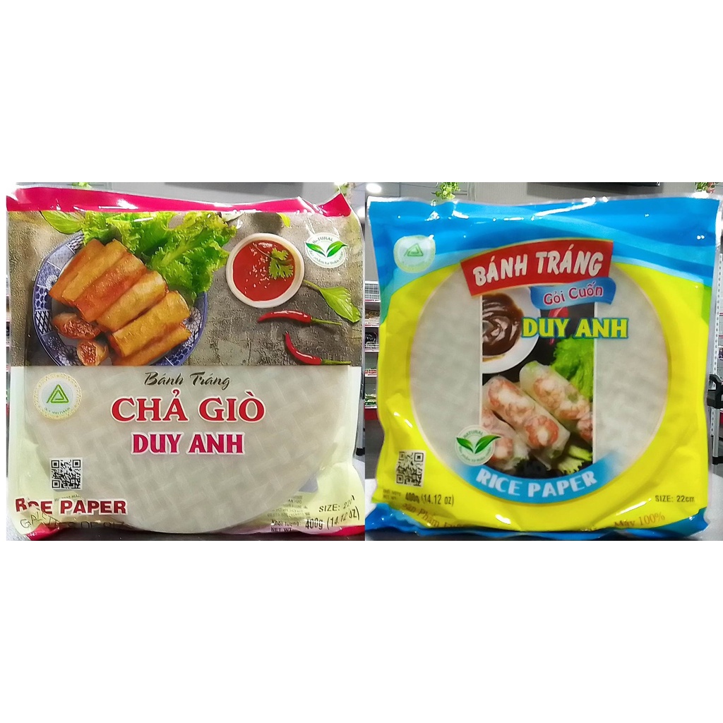 【24H出貨】VN越南 Duy Anh Bánh Tráng春捲皮 Chả Giò Gói cuốn 22cm 400g