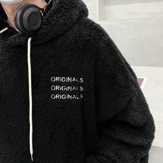 🇰🇷韓國熊熊🧸OG熊熊帽Tee 2.0 毛毛 羊羔毛 絨毛 毛毛 保暖 珊瑚絨 情侶衣 可愛 寬鬆 長袖