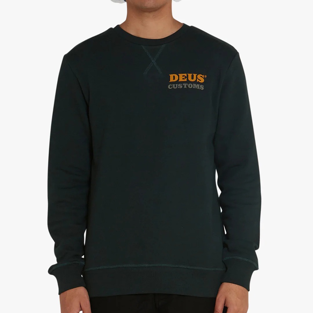 DEUS｜男 SERVICED CREW 長袖上衣