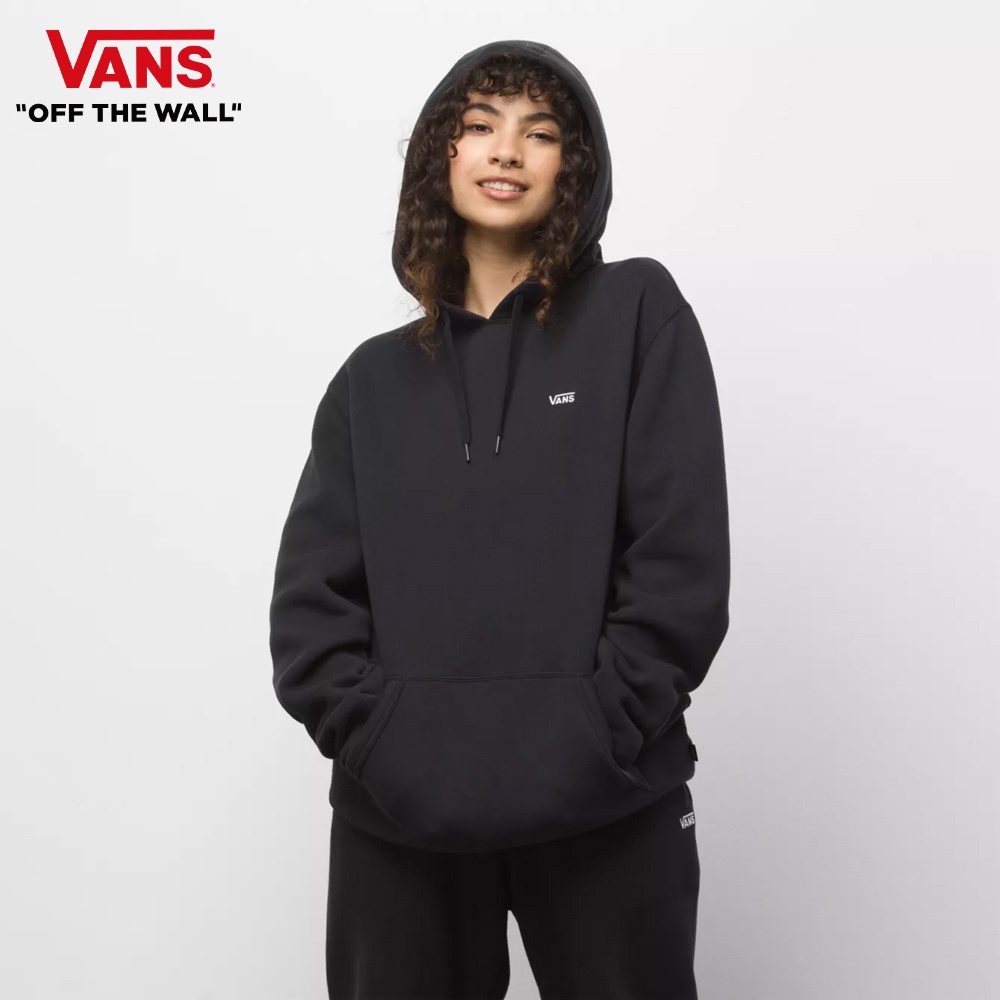 Vans Comfycush Pullover 男女款黑色連帽大學T