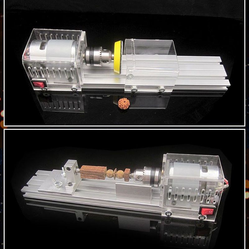 驚爆價#木工多功能微型車床打磨拋光車珠圓珠佛珠機迷你機床木工小型車床