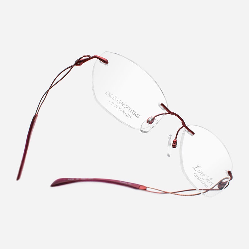 CHARMANT XL2166 日本夏蒙眼鏡｜純鈦貓眼女款眼鏡 女生品牌眼鏡框【幸子眼鏡】