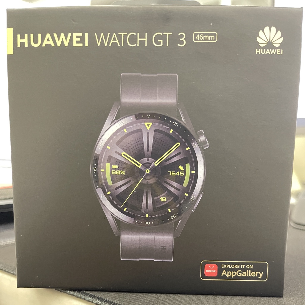 HUAWEI WATCH GT3 46mm 活力款-黑(未開封全新)