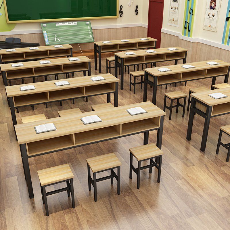 學生課桌 雙層帶抽屜課桌 單人 雙人 三人位培訓桌 書法桌 凳子 椅子 定制 學生桌 課桌 木頭桌