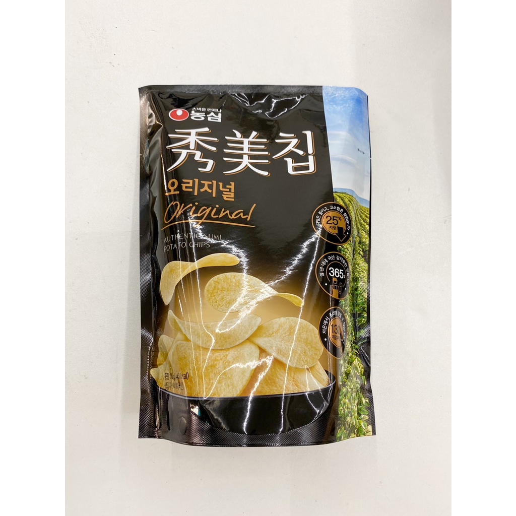 【免運費可刷卡】現貨在台 大包裝 85g 韓國農心 Nongshim - 秀美薯片（原味）秀美洋芋片 韓國 洋芋片 薯片