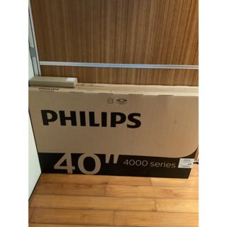 飛利浦 Philips FHD 40吋 液晶電視 全新未拆封 附視訊盒