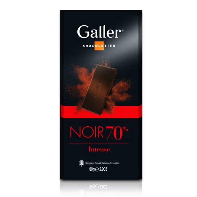 Galler 70%醇黑巧克力 80g【家樂福】