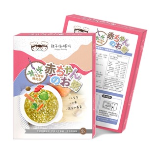 【親子御膳坊】6M+嬰幼兒副食品 寶寶常溫即食粥系列 九尾草豬肉寶寶粥2入/盒