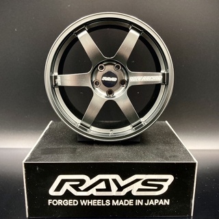 【收藏模人】RAYS TE37 ADVAN GT 輪框 模型 裝飾 鋁合金鍛造 鋁圈 擺飾 禮物 紀念 1:5 1/5
