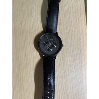 【TIMEX】天美時 風格系列 羅馬字三眼多功能手錶 (黑TXTW2T35200)
