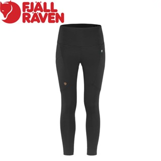 【Fjallraven 小狐狸 瑞典 女 Abisko 緊身褲《黑》】F84773/貼腿褲/運動褲/排汗褲/登山/健行
