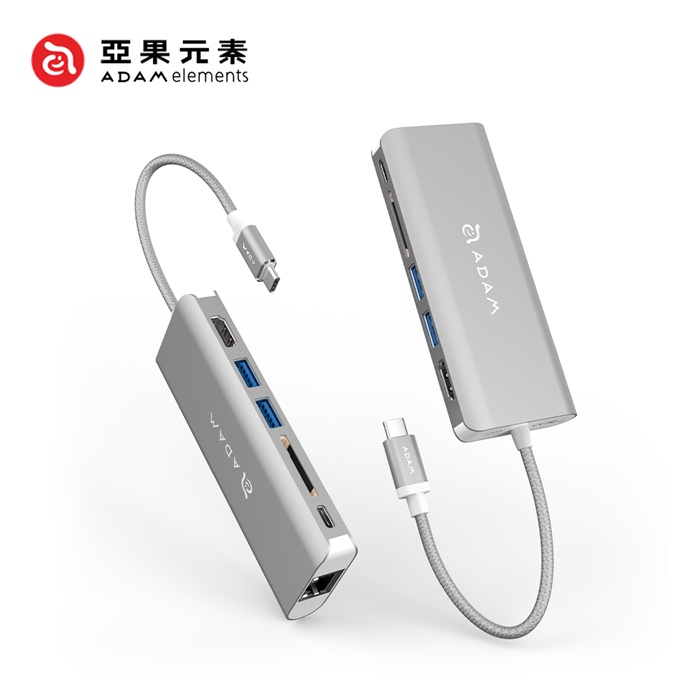 【亞果元素】CASA Hub A01 USB 3.1 Type-C 6 port 多功能集線器