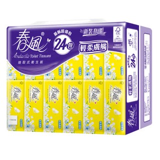 新春特賣會(免運費)春風100抽*72包/24包輕柔膚觸春風抽取式衛生紙