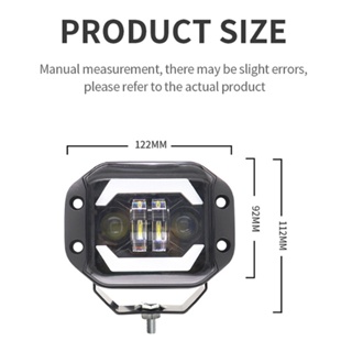 12v 24V LED 吊艙駕駛霧燈 5" 40W 聚光燈嵌入式安裝 LED 工作燈條高/近光燈適用於 Atv Niva