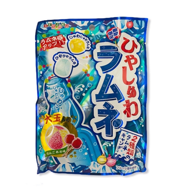 日本糖果❣️SENJAKU扇雀飴 3味彈珠汽水糖 50g