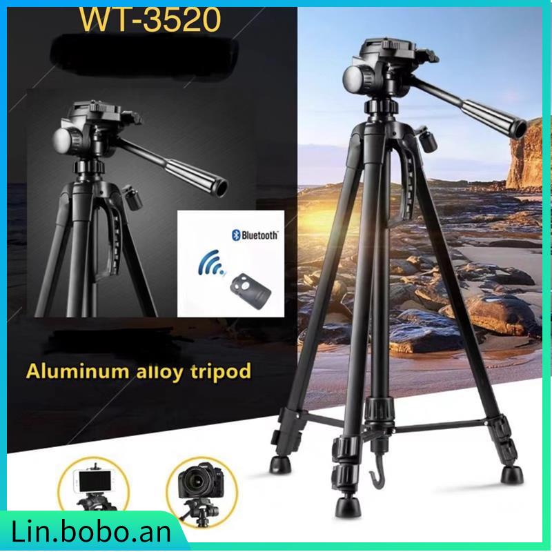 WT-3520 Smartphone/DSLR Camera Aluminum Alloy Stand Tripod+B