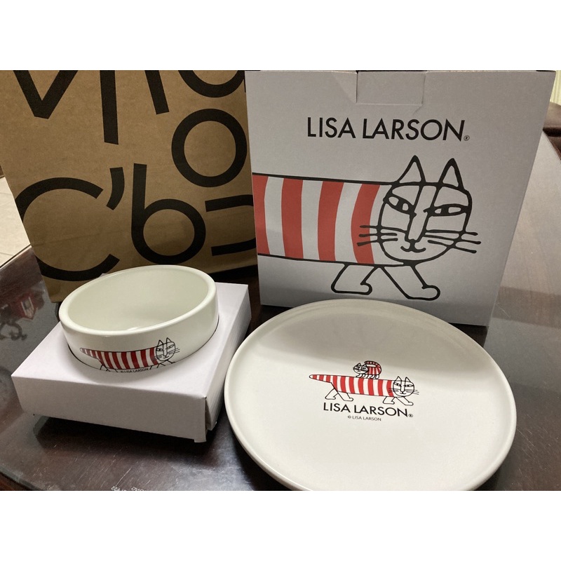 夢時代來店禮 LISA LARSON陶瓷碗盤組