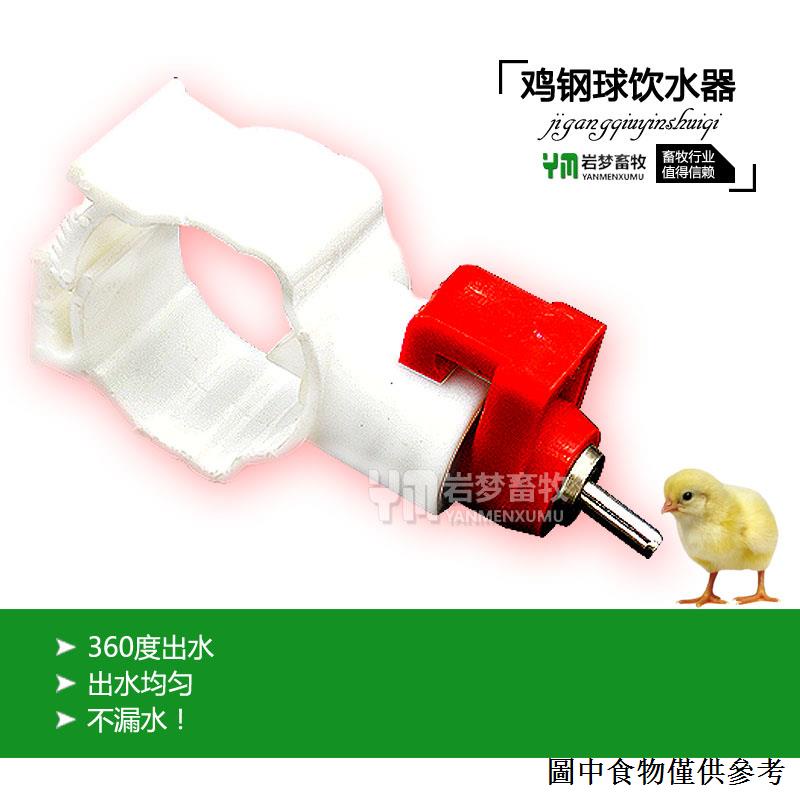 （養殖場專用） 全原料 雞用自動鋼球飲水器卡式球閥乳頭雞飲水器 球閥雞用飲水器