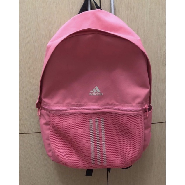 Adidas粉紅色後背包