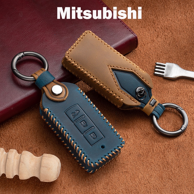 MITSUBISHI 三菱 triton 2021 xpander asx 遙控皮套帶鑰匙圈鑰匙扣