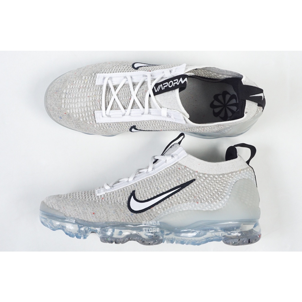 胖達）NIKE AIR VAPORMAX 2021 FK 編織 氣墊 運動鞋 DH4084-100 灰 男鞋