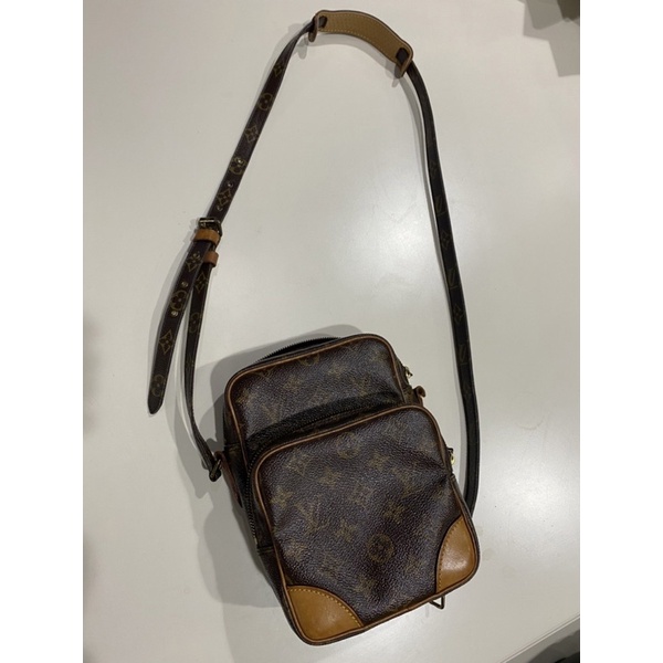 Louis Vuitton LV vintage 老公花雙層相機包