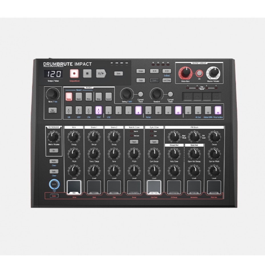 Arturia DrumBrute Impact Noir Editions 鼓機 序列器