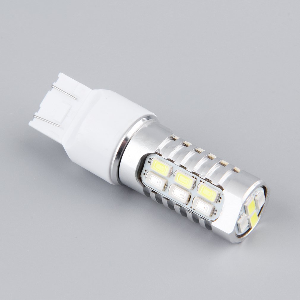 T20 7443 22SMD 雙色轉向燈 LED 燈泡白色/琥珀色