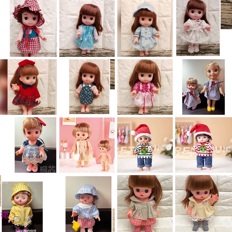4）咪露/沙奈/芮咪/好市多迪士尼娃娃通用 娃娃衣 配件、小美樂可穿