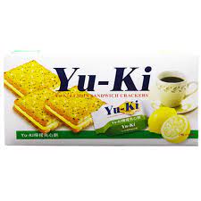 【歡歡購物】Yu-Ki YUKI 夾心餅 夾心餅乾 花生 起士 巧克力 檸檬 150g 馬來西亞