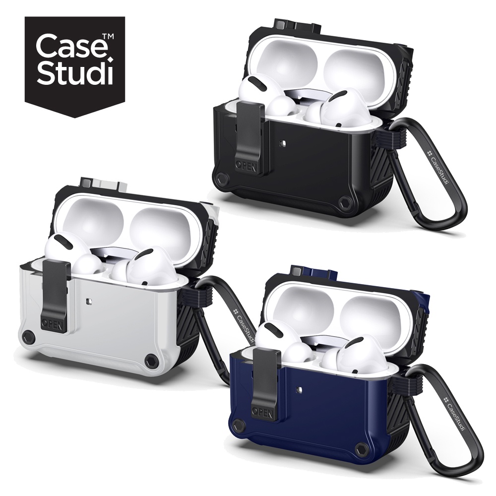 CaseStudi AirPods Pro 2 / 1 Impact 充電盒磁扣防摔保護殼