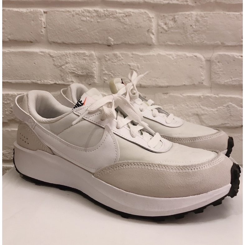 【MEI LAN】二手 Nike Waffle Debut (女) 小Sacai休閒 小白鞋 DH9523-100 白