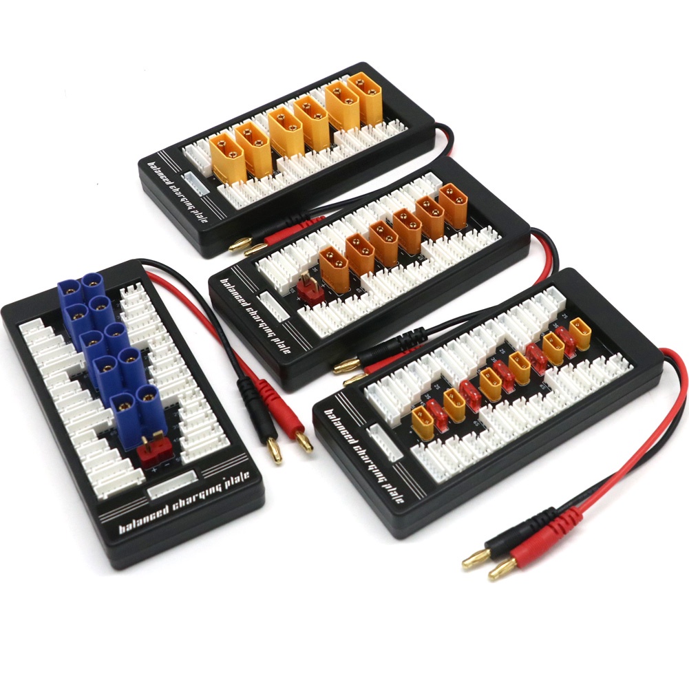 Xt60 XT30 XT90 T-Plug EC3 EC5 並聯鋰電池充電板 2-6S 適用於 ISDT Q6 PL6