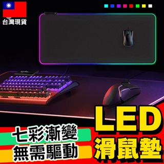【超值優惠】發光滑鼠墊 幻彩滑鼠墊 RGB滑鼠墊 電競滑鼠墊 LED背光滑鼠墊【D1-00225】