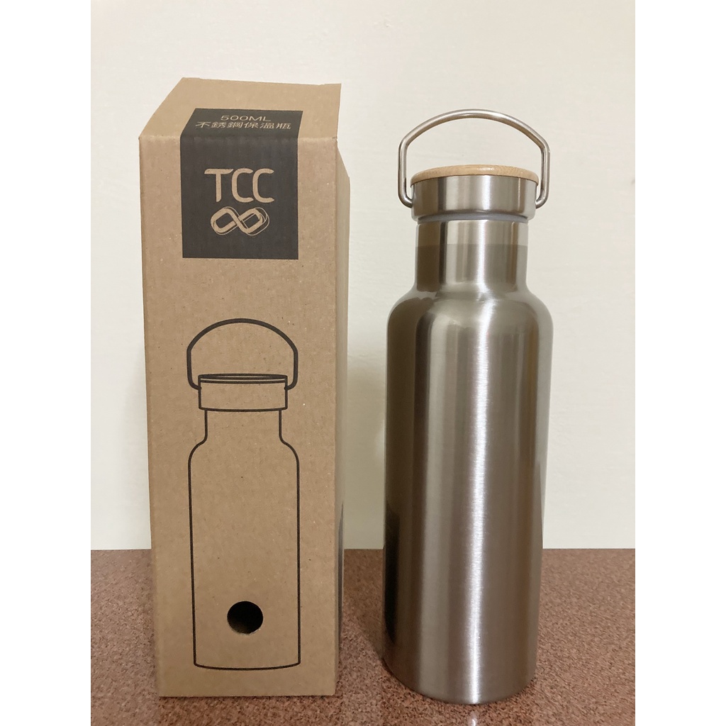 TCC 台泥 304不銹鋼 保溫瓶 保溫杯 環保杯 500ml 保溫 保冰 台灣水泥 股東紀念品