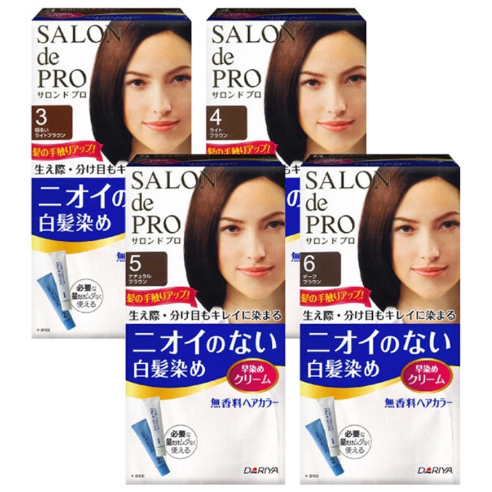 【DARIYA】Salon de pro 沙龍級染髮劑(3、4、5、6)