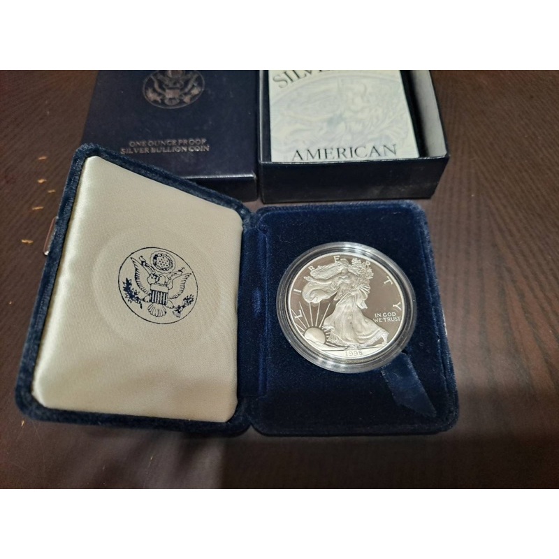 美國 鷹揚一盎司 銀幣1996年 收藏品 可議價  新莊可自取